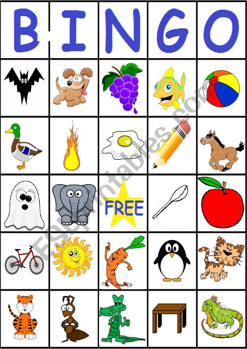 Printable Phonics Bingo Printable Word Searches