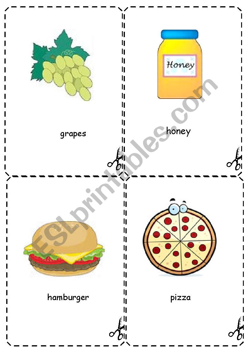 food worksheet