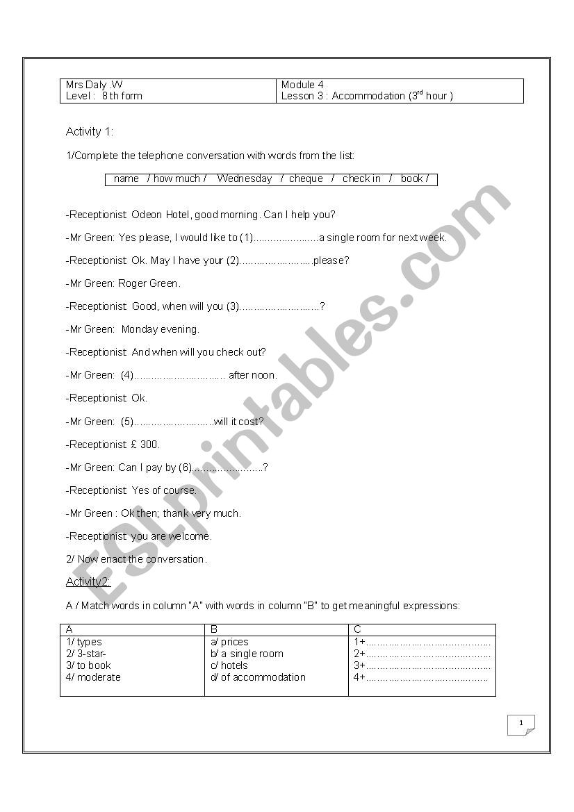 grammar worksheets worksheet