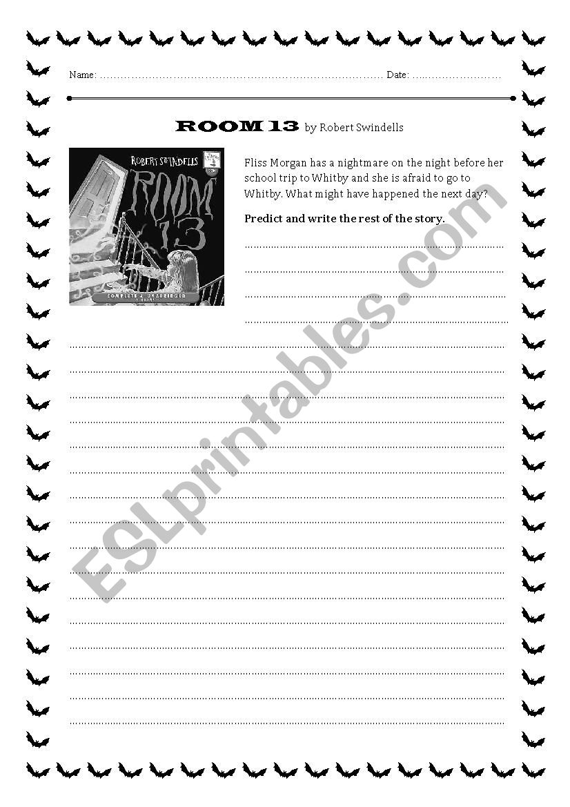 Room 13 worksheet
