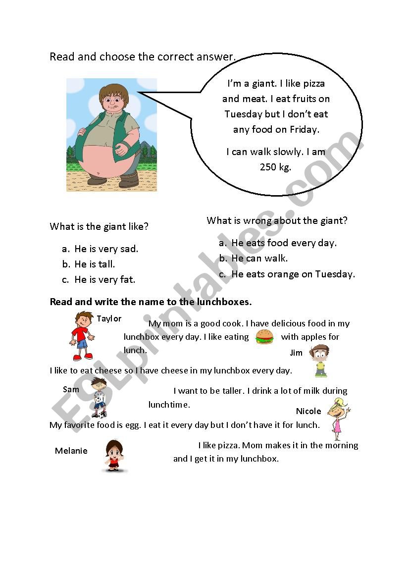 verb to be and reading comprehension