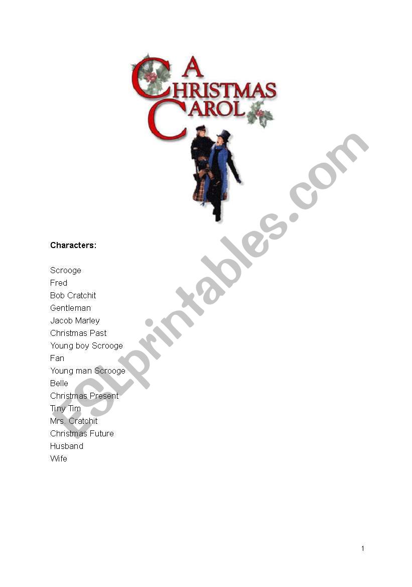 A Christmas Carol - play script