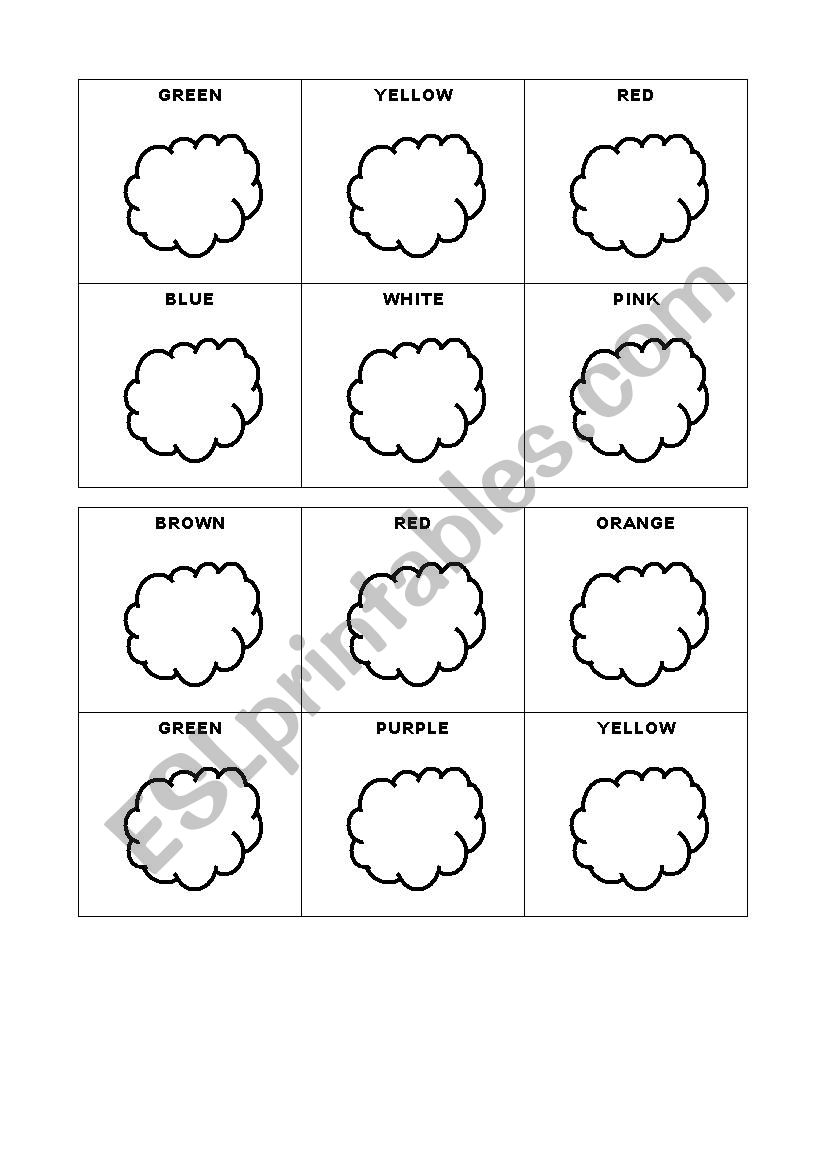 Bingo! worksheet