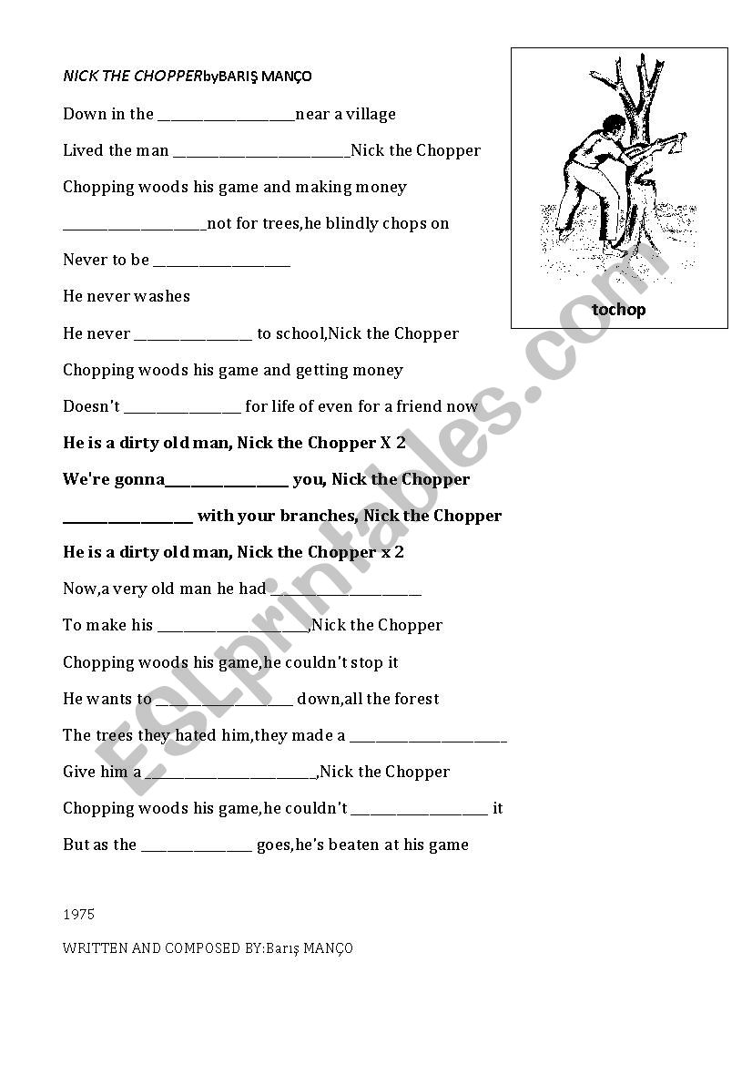 Listening Exercise worksheet