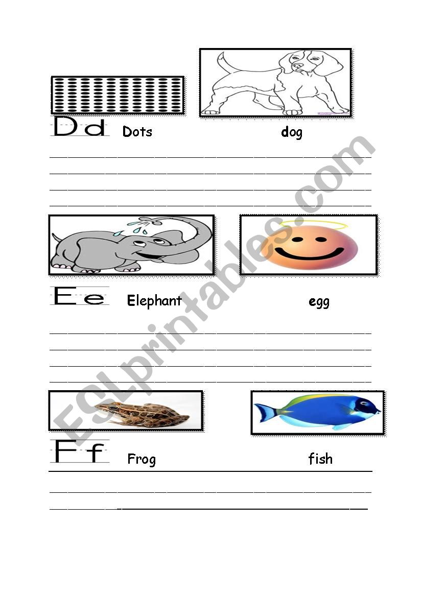 english alphabet part 2 worksheet