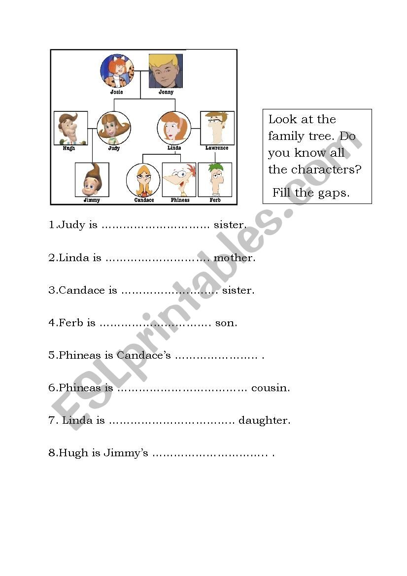 Phinneas&Ferb worksheet