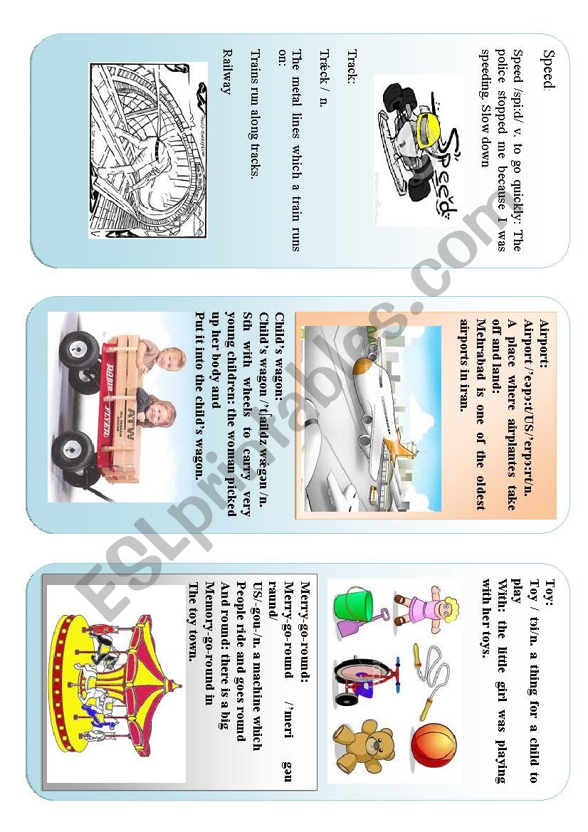 Kids language worksheet