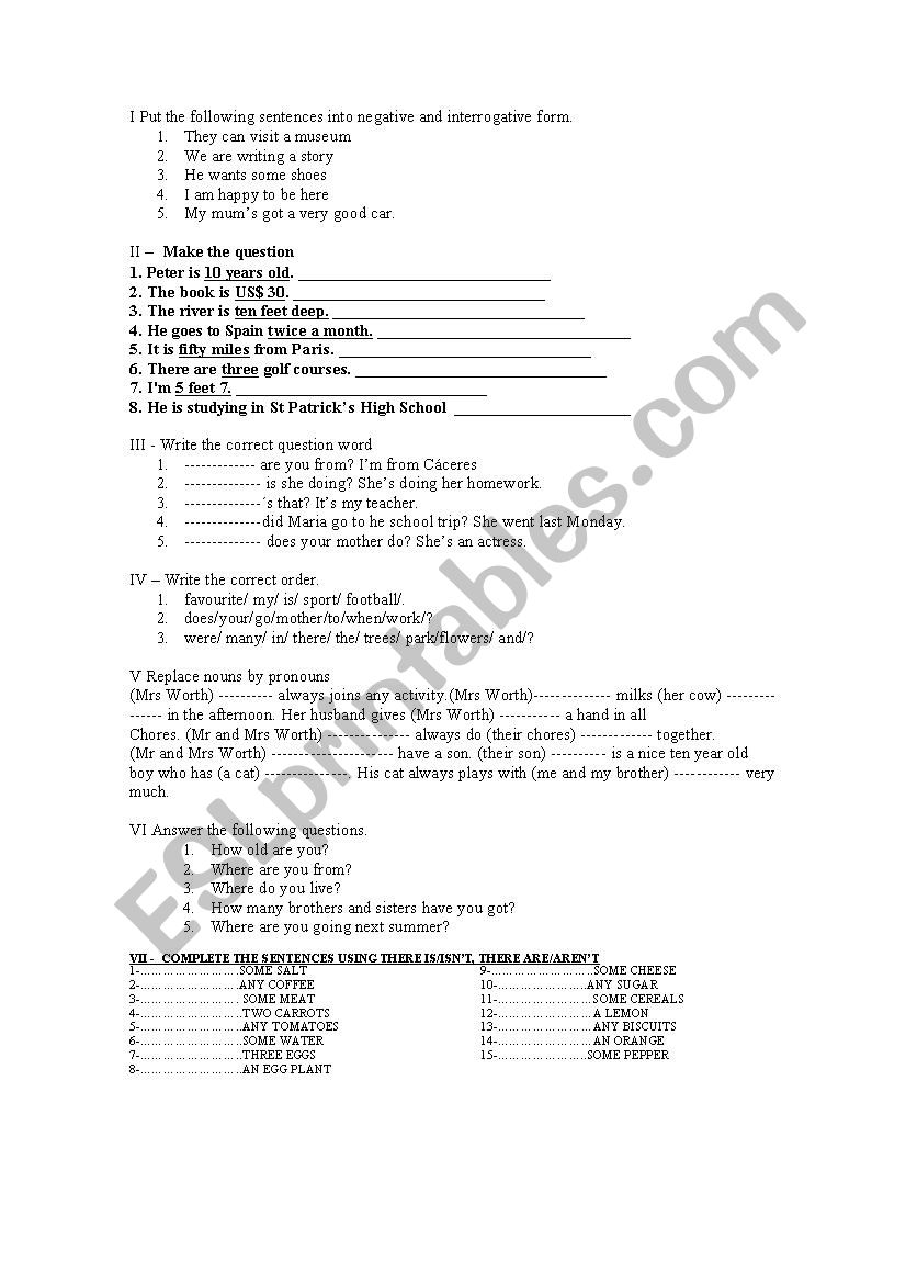 basic-exam-of-english-grammar-esl-worksheet-by-eurolingua