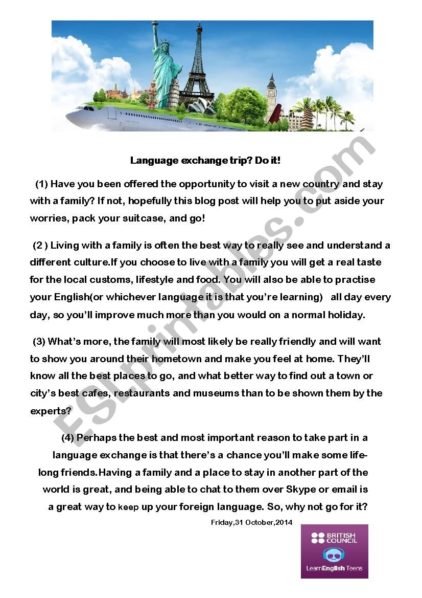 end of term test worksheet