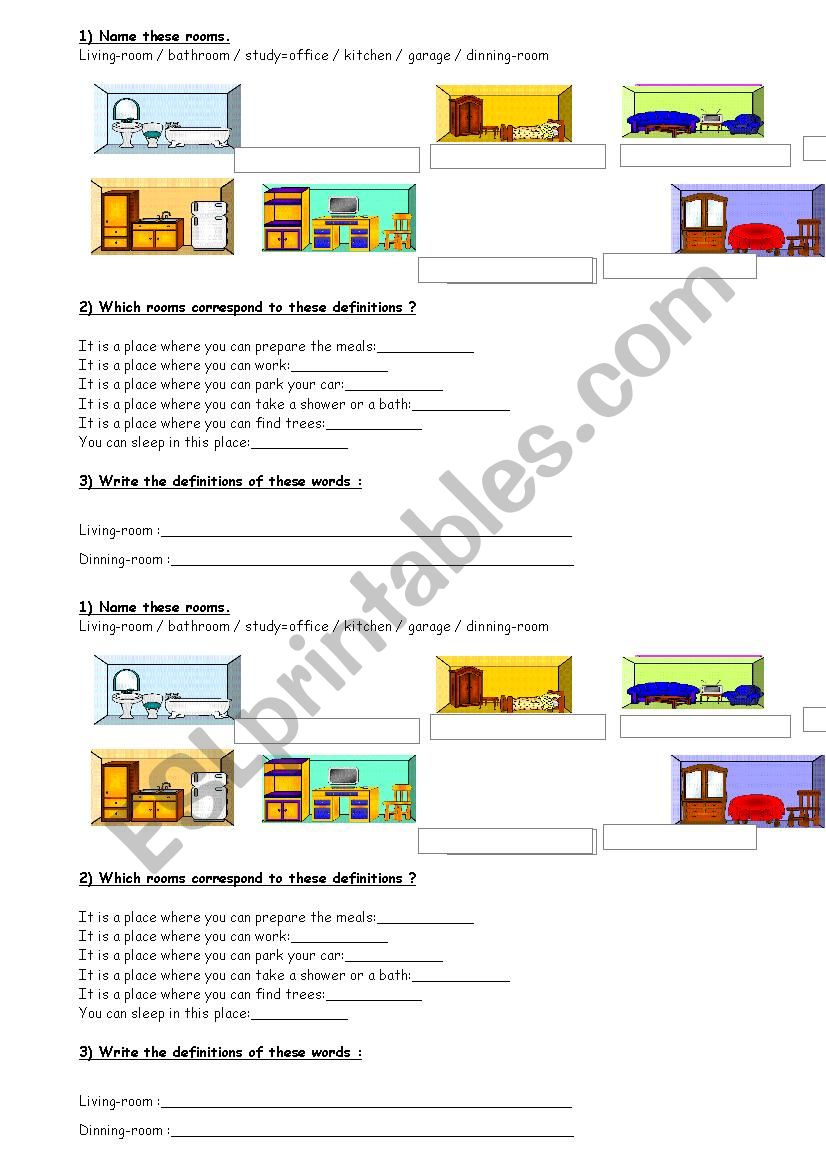 House worksheet