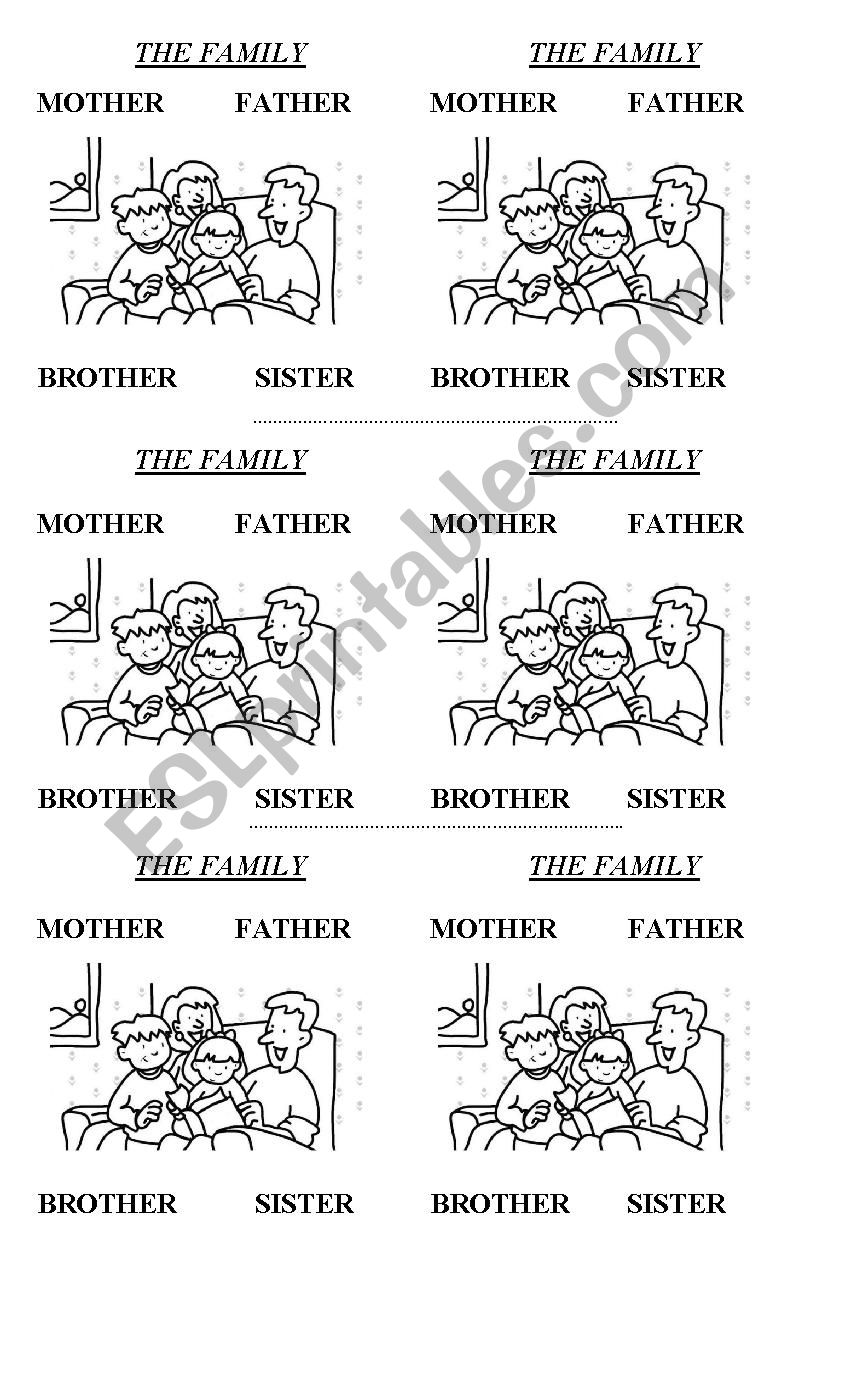 the family worksheet