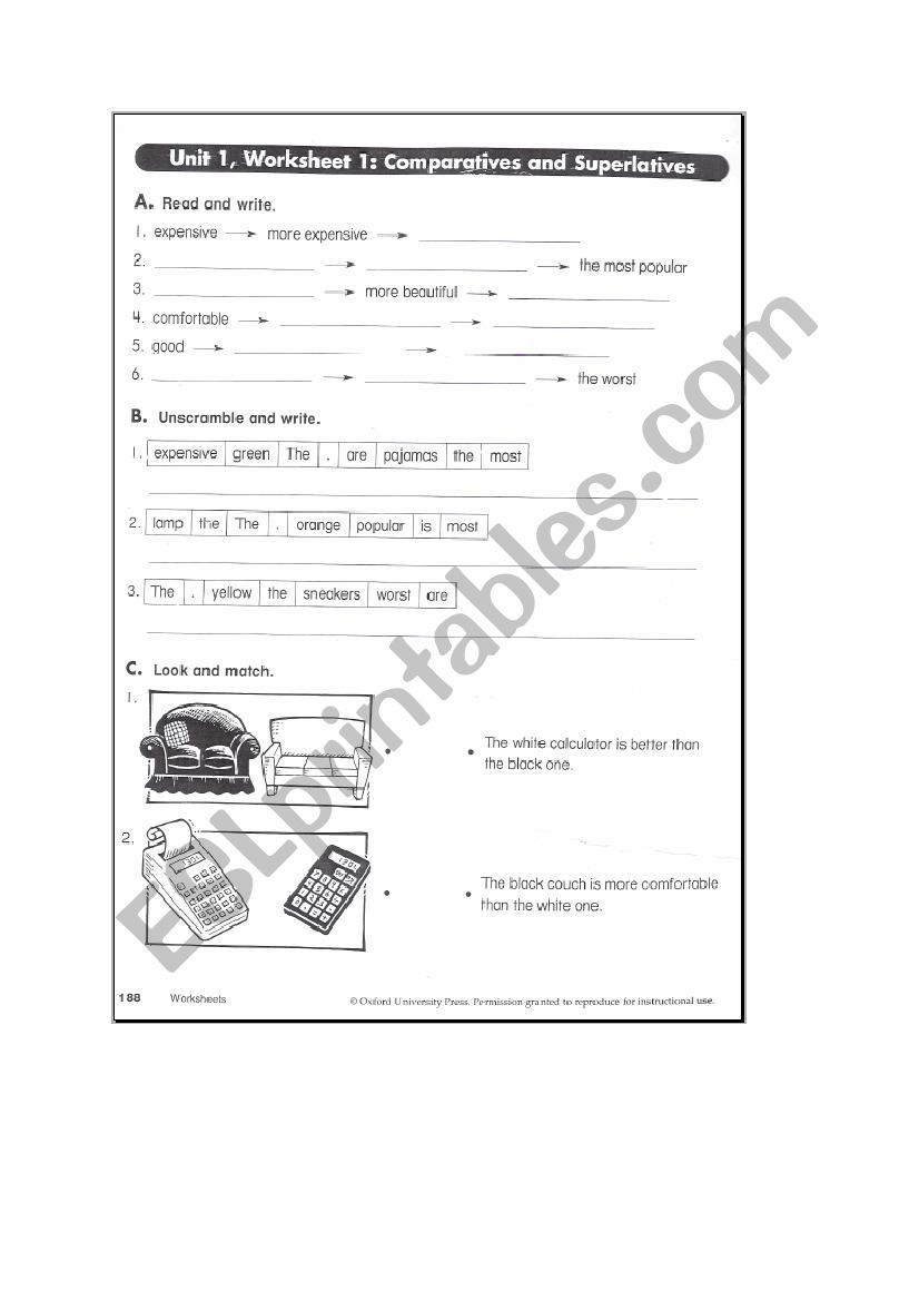 tb enlish worksheet