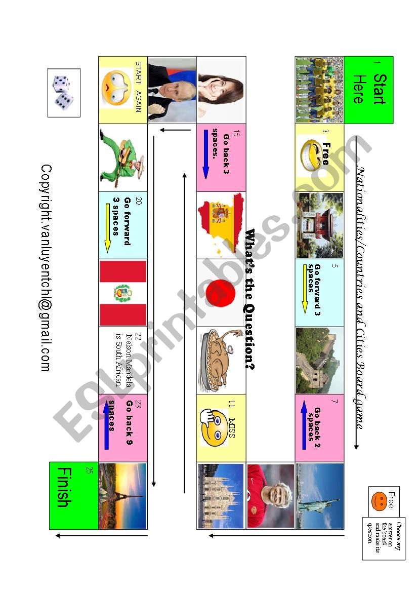 countries and nationalities worksheet