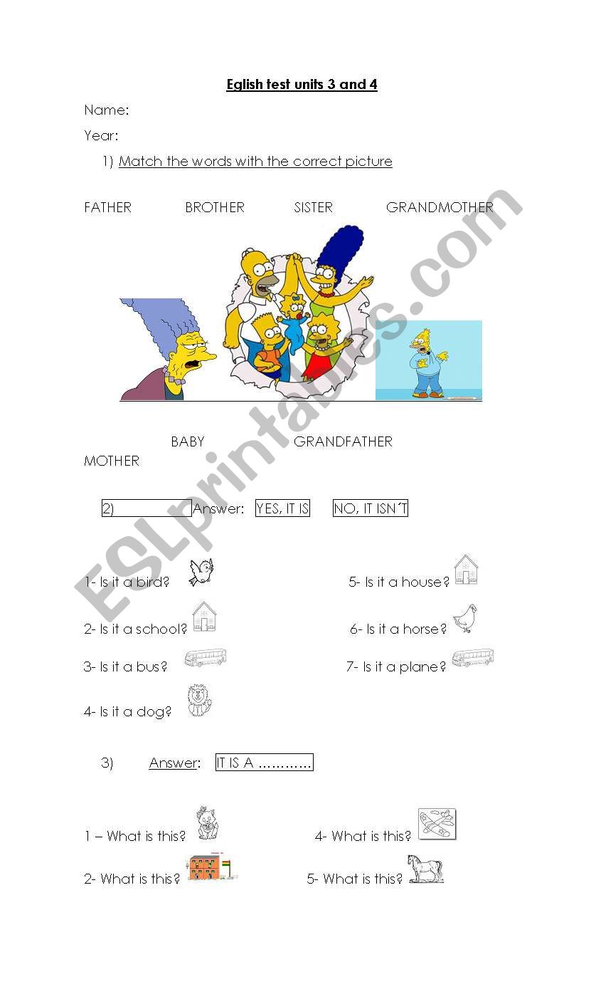 Revision  worksheet