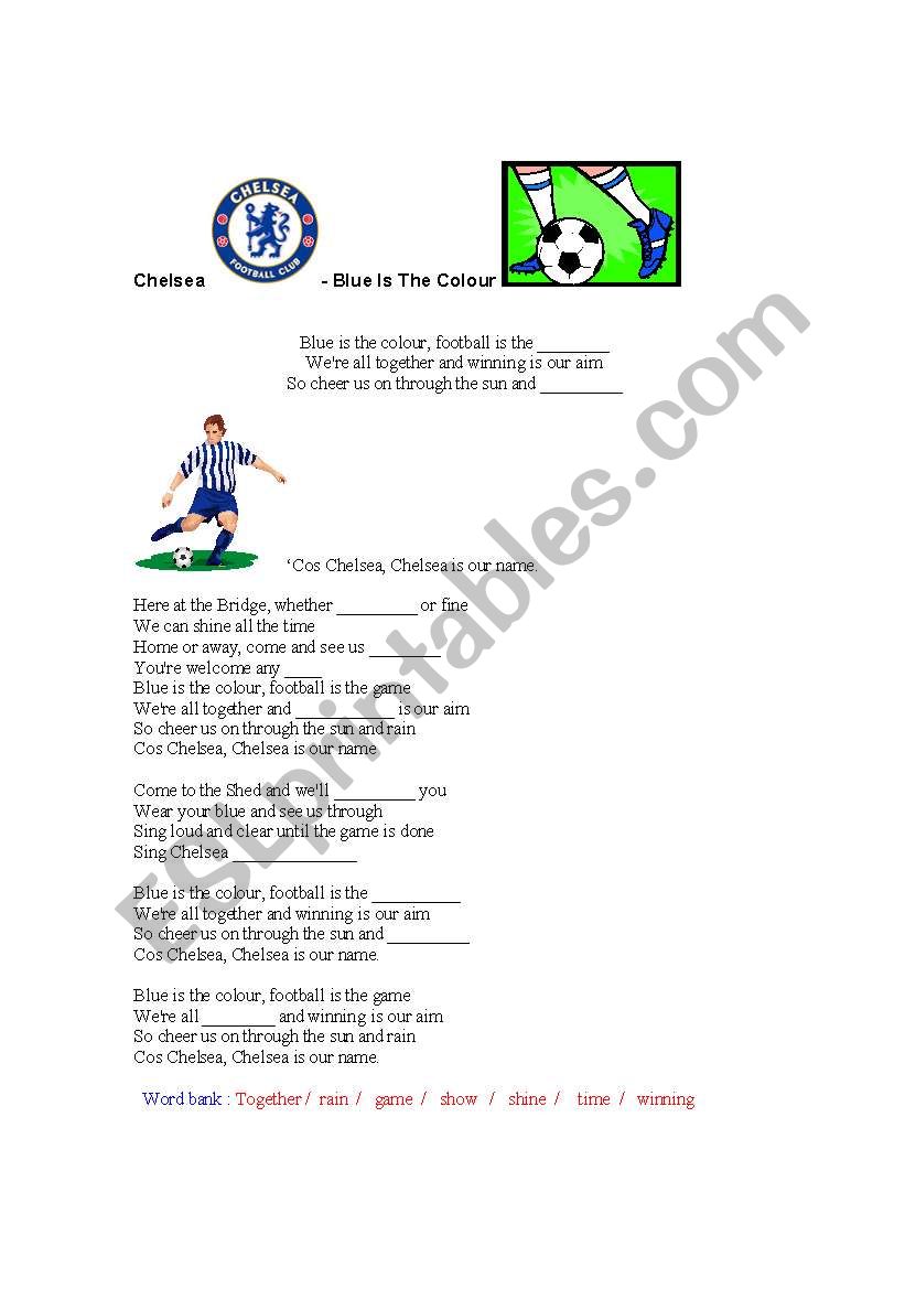 Chelsea - Blue is the colour! (a football song)