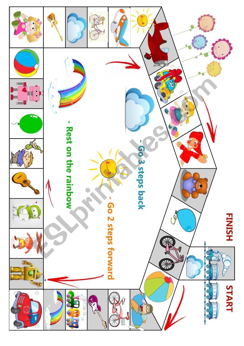 Toys Boardgame worksheet