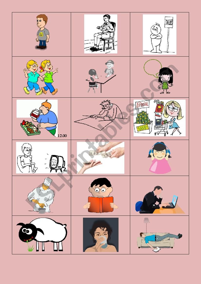 verbs worksheet