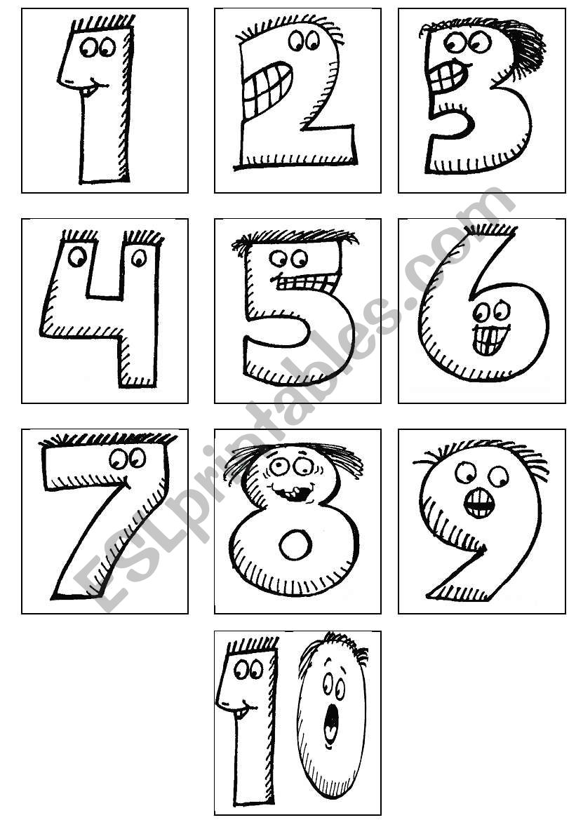 Numbers worksheet