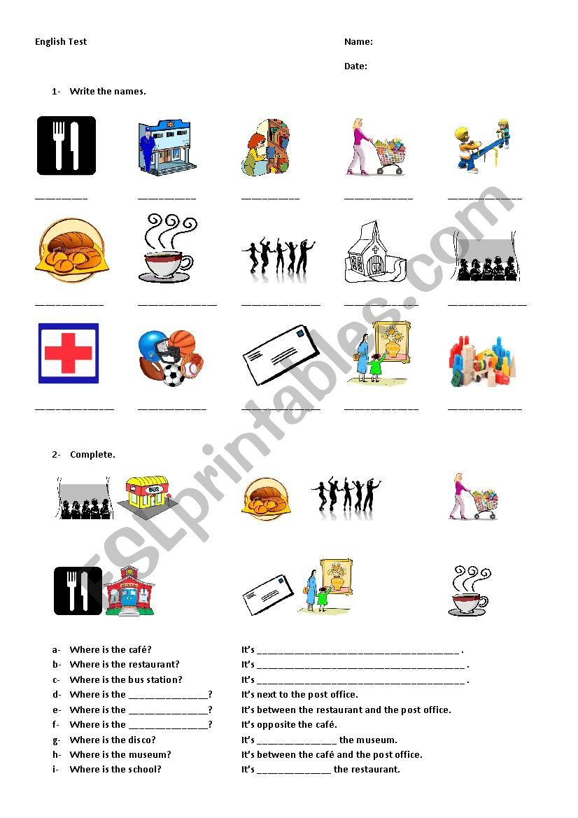 LETS GO SHOPPING! worksheet