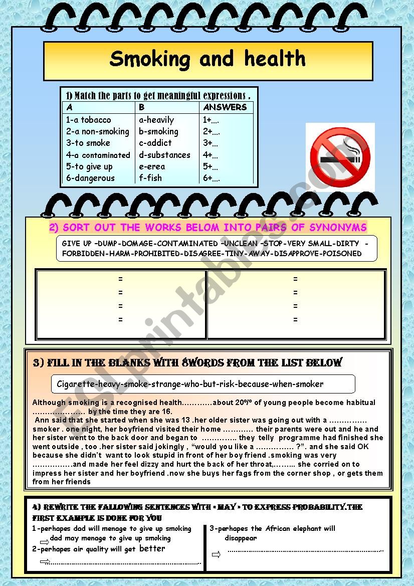 Smoking And Health  lesson3 module 3