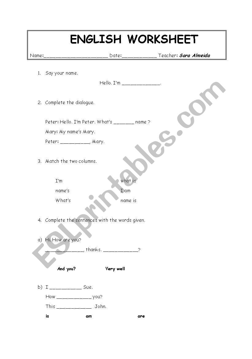 wkst for beginners  worksheet