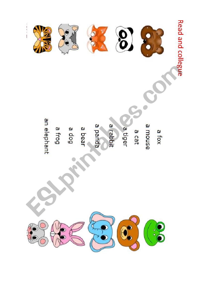 funny animals worksheet