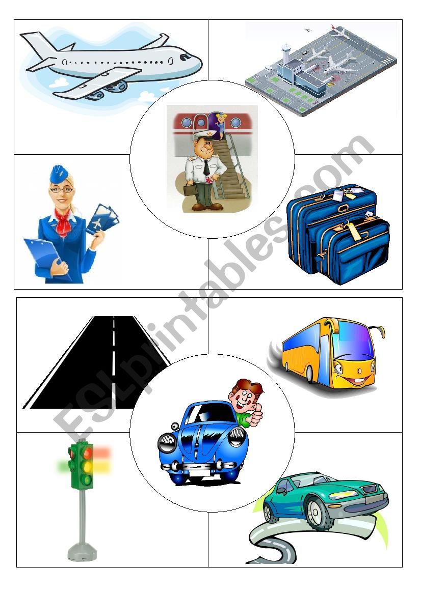 Job puzzles Pilot&Driver worksheet