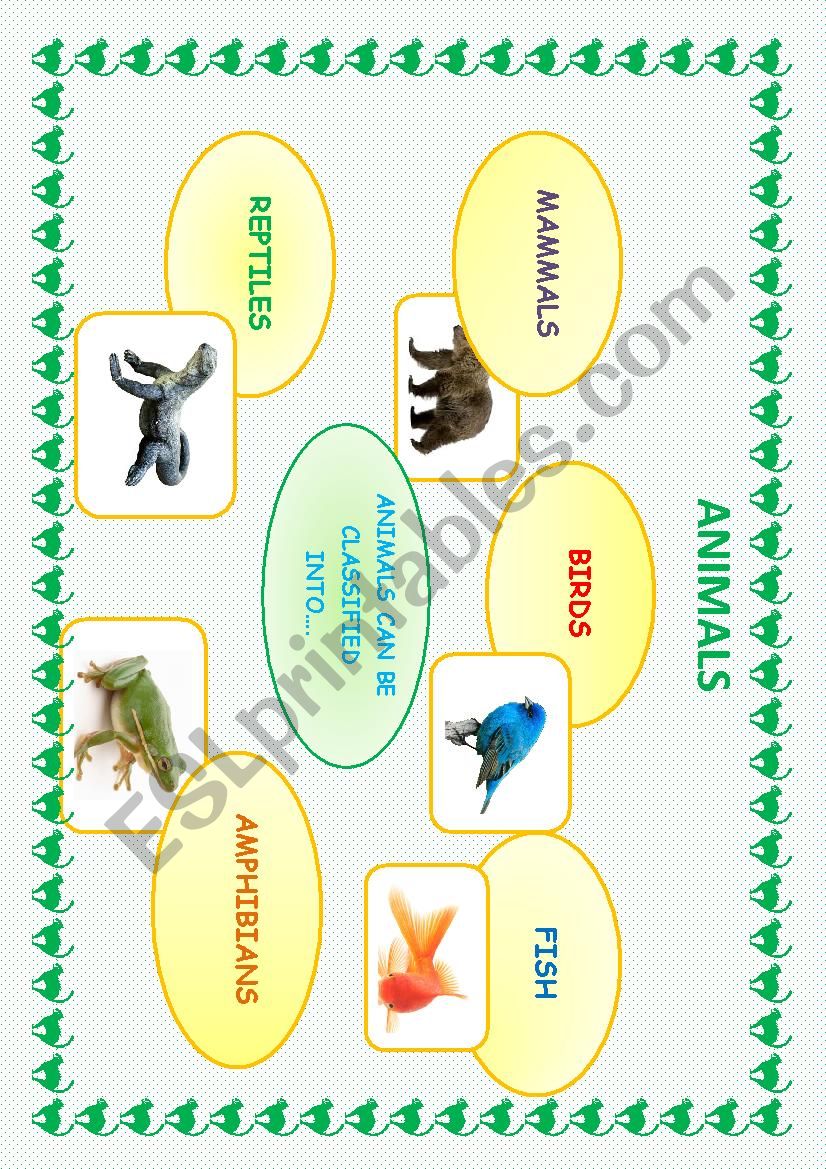 ANIMALS POSTER 1 worksheet