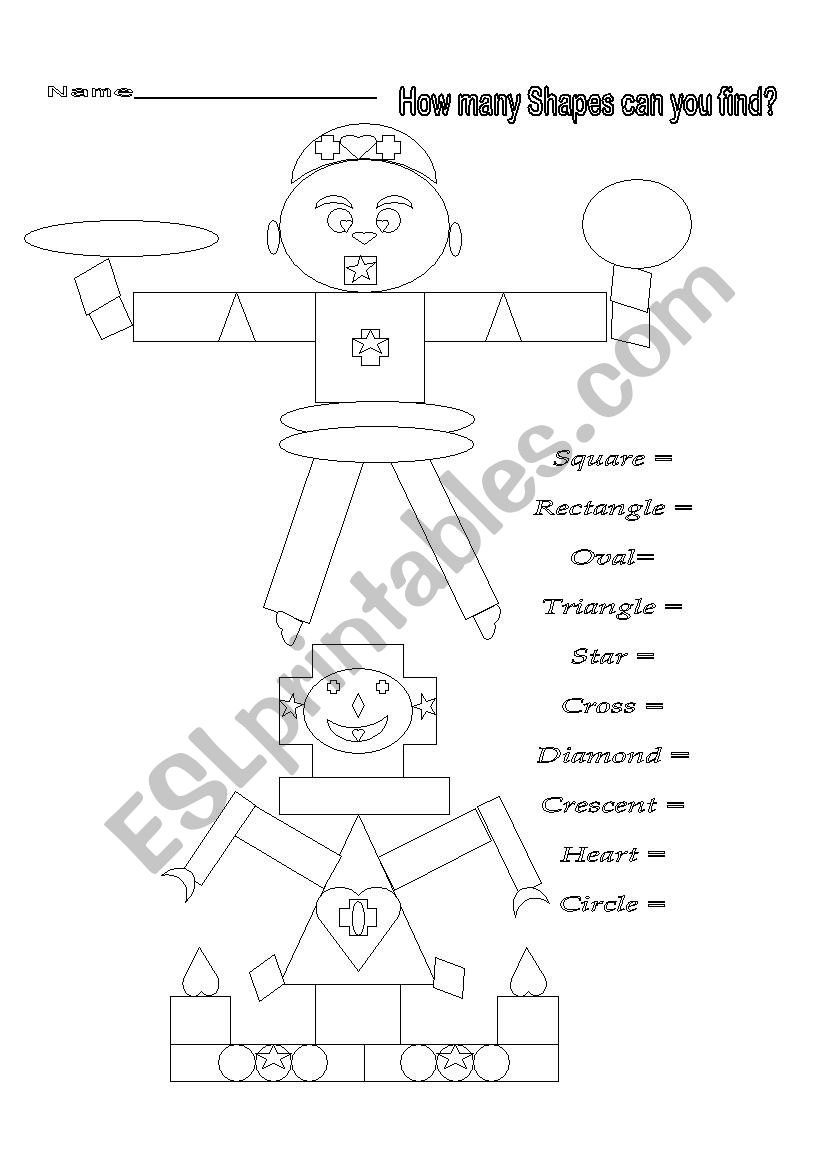 Shapes  worksheet