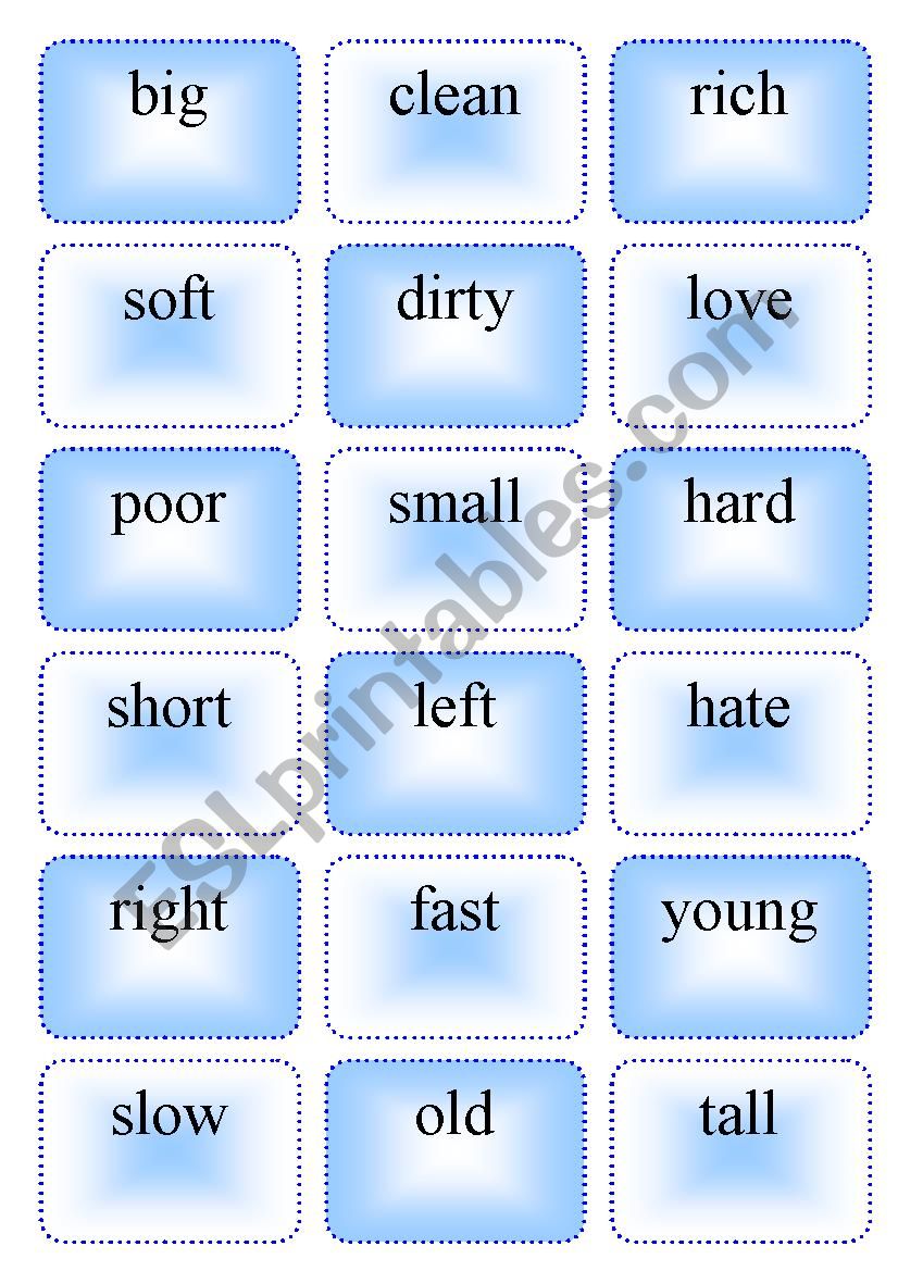 antonyms worksheets worksheet