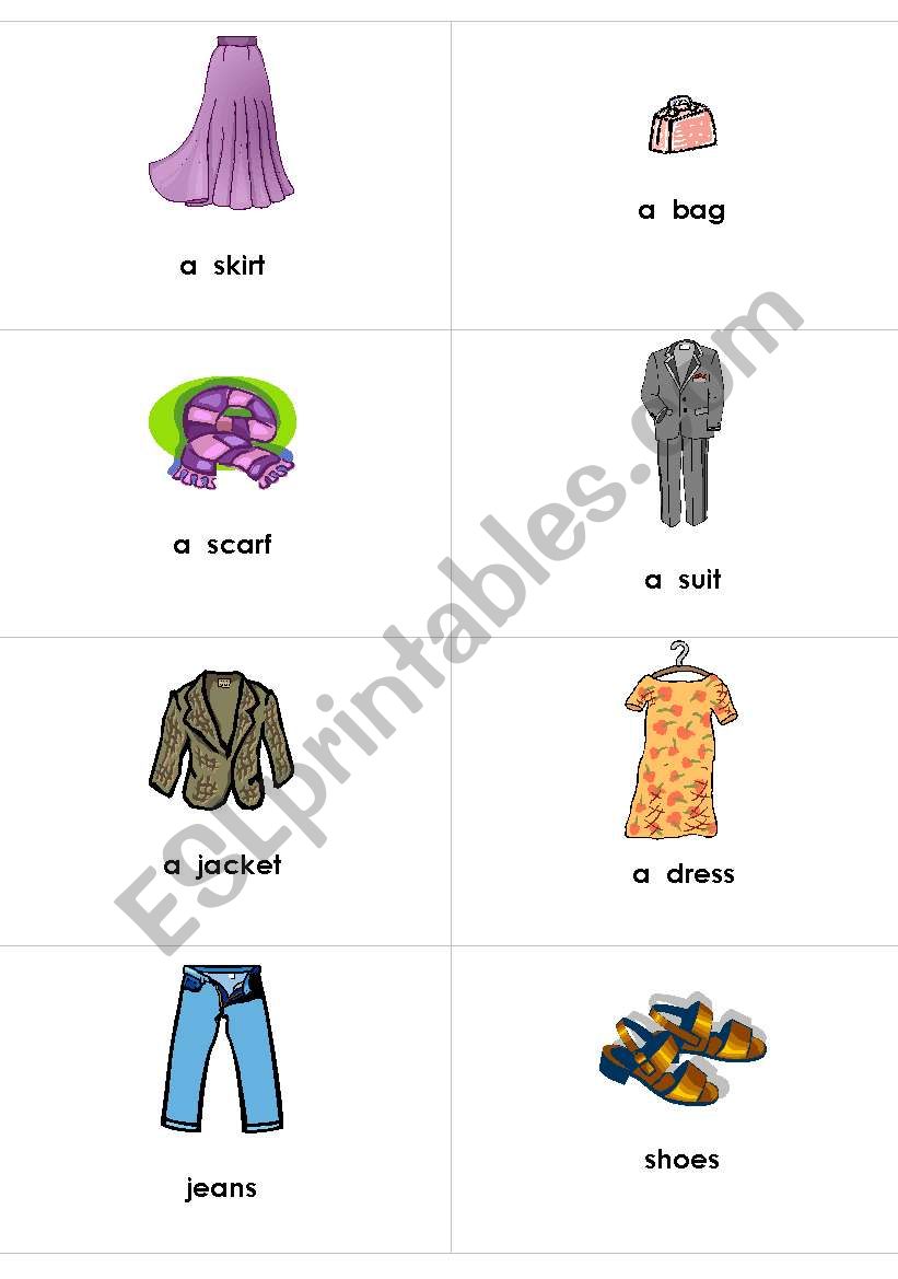Clothes  worksheet