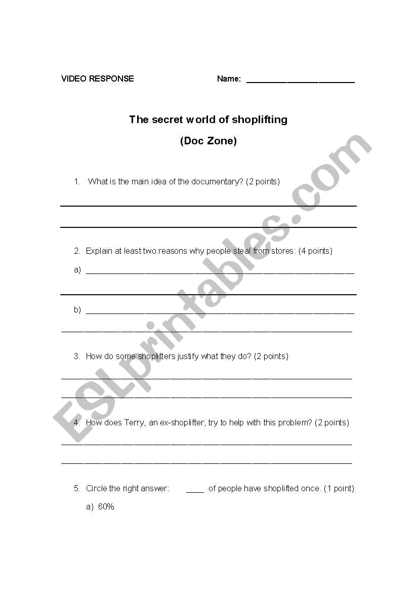 The secret world of shoplifting