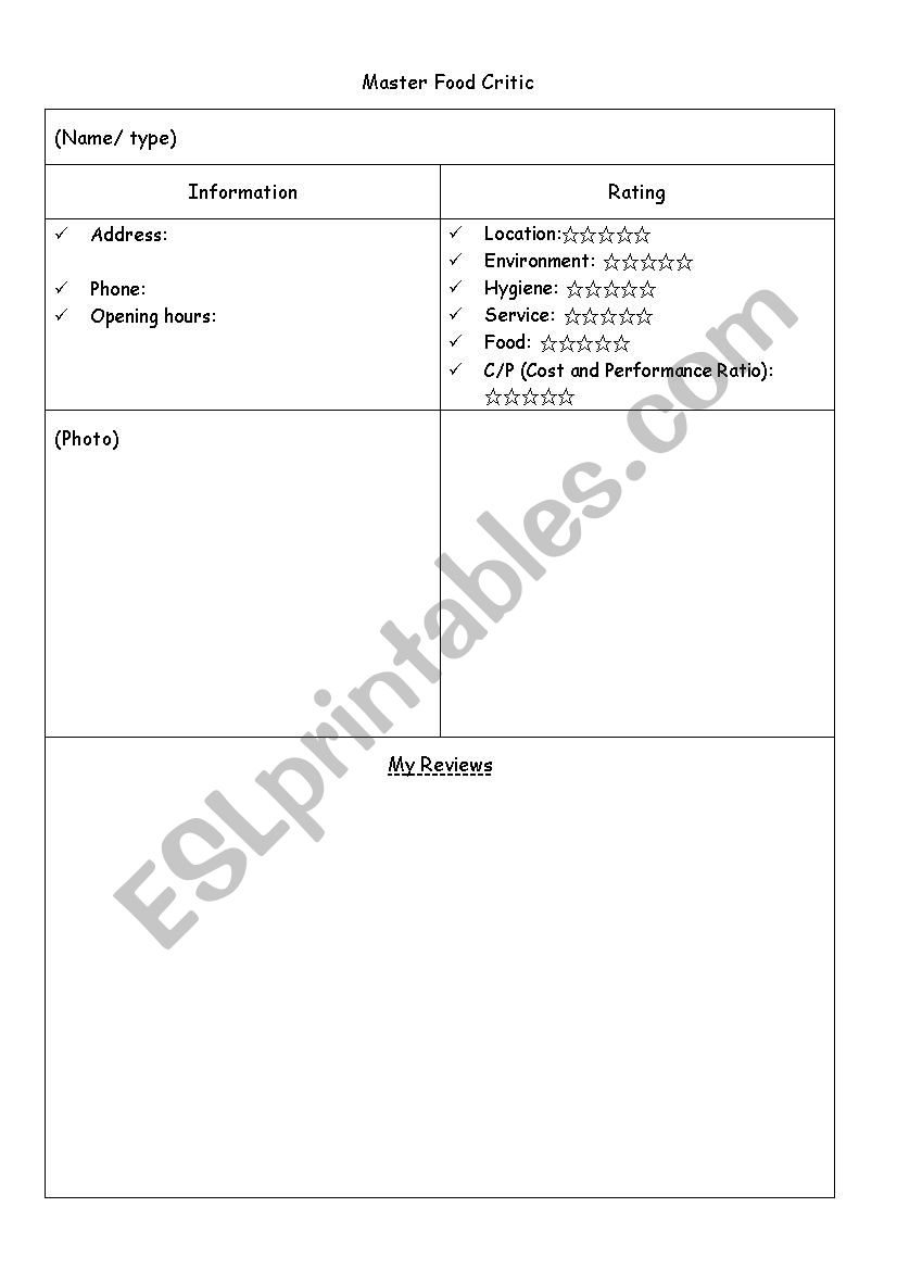 master-food-critic-worksheet-form-esl-worksheet-by-jachooooo