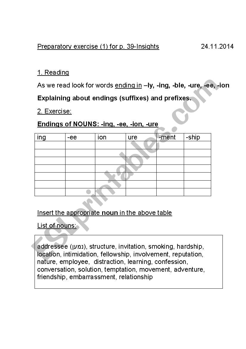 vocabulary usage worksheet