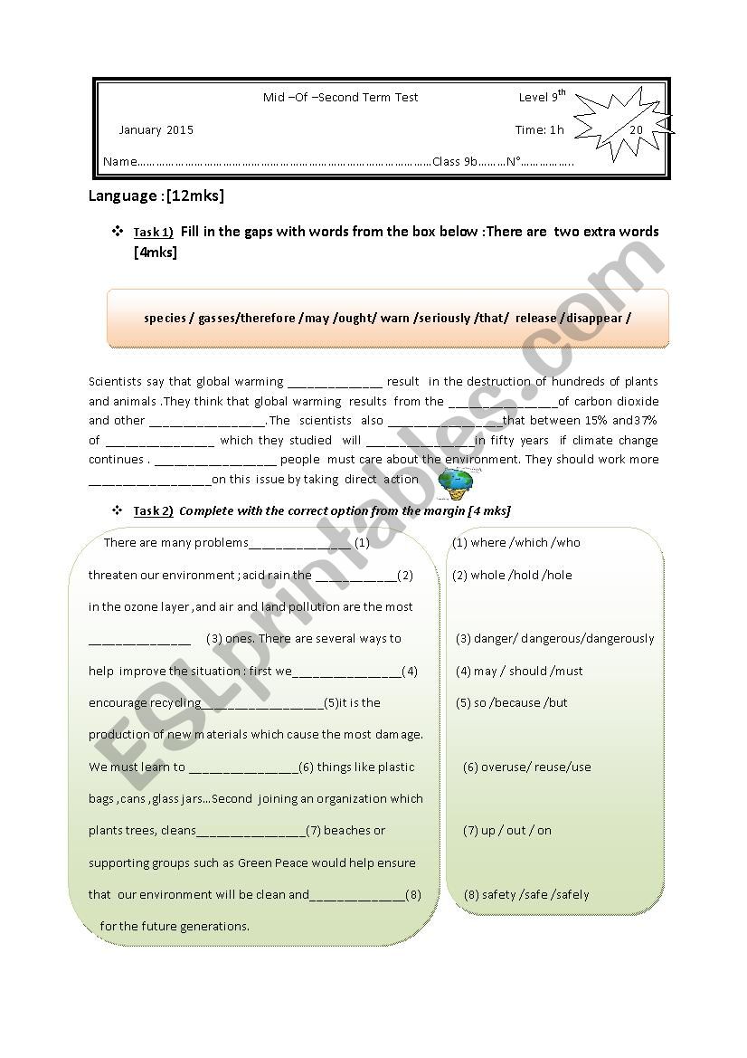 mid- term 2 worksheet