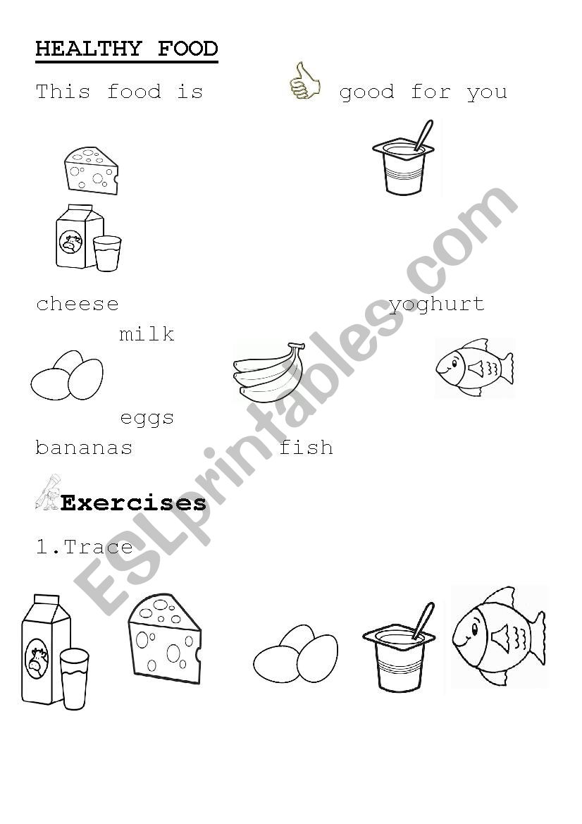 HEALTHY FOOD worksheet