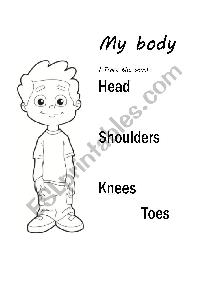 My body worksheet