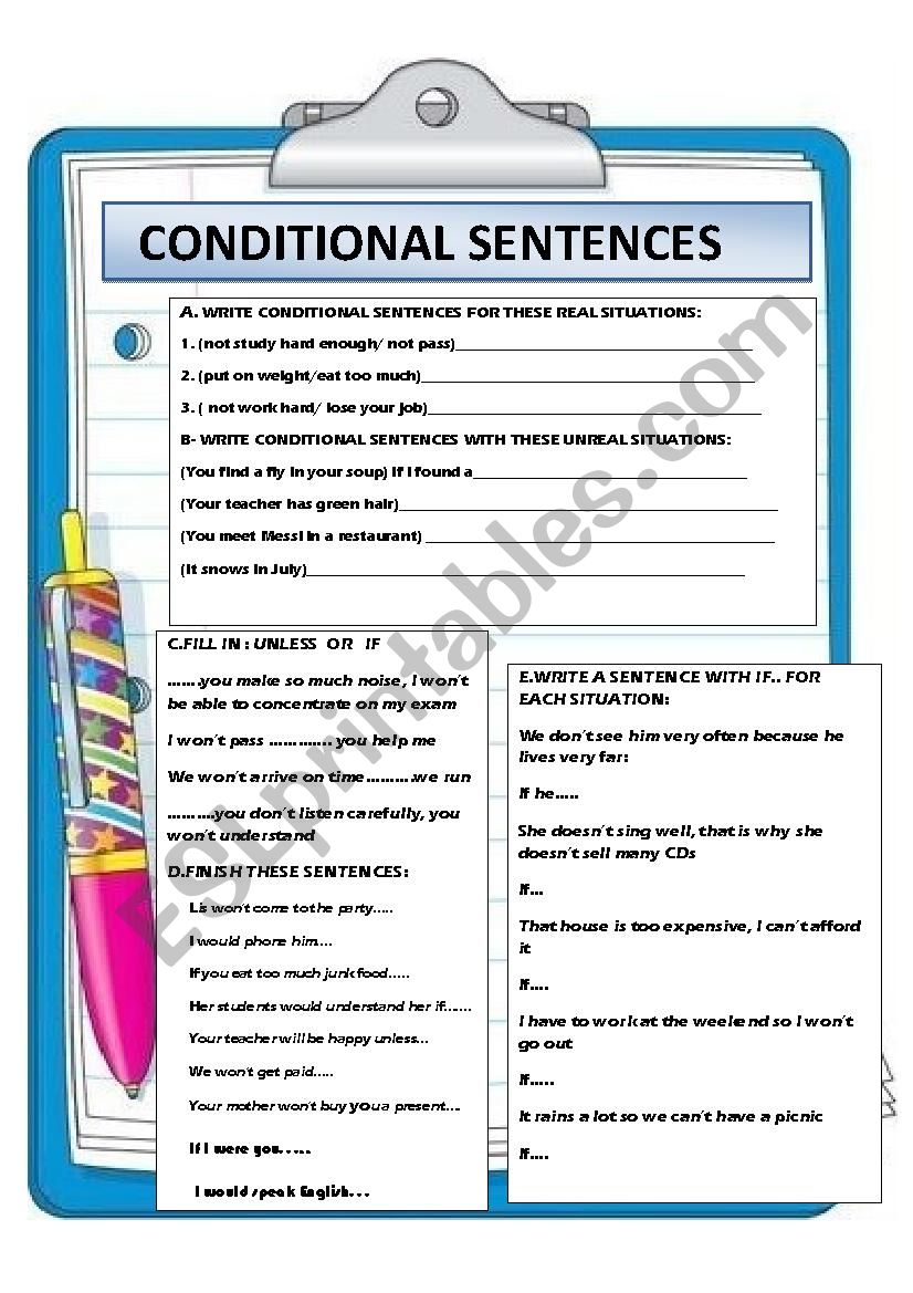 1ST AND 2ND CONDITIONAL SENTENCES