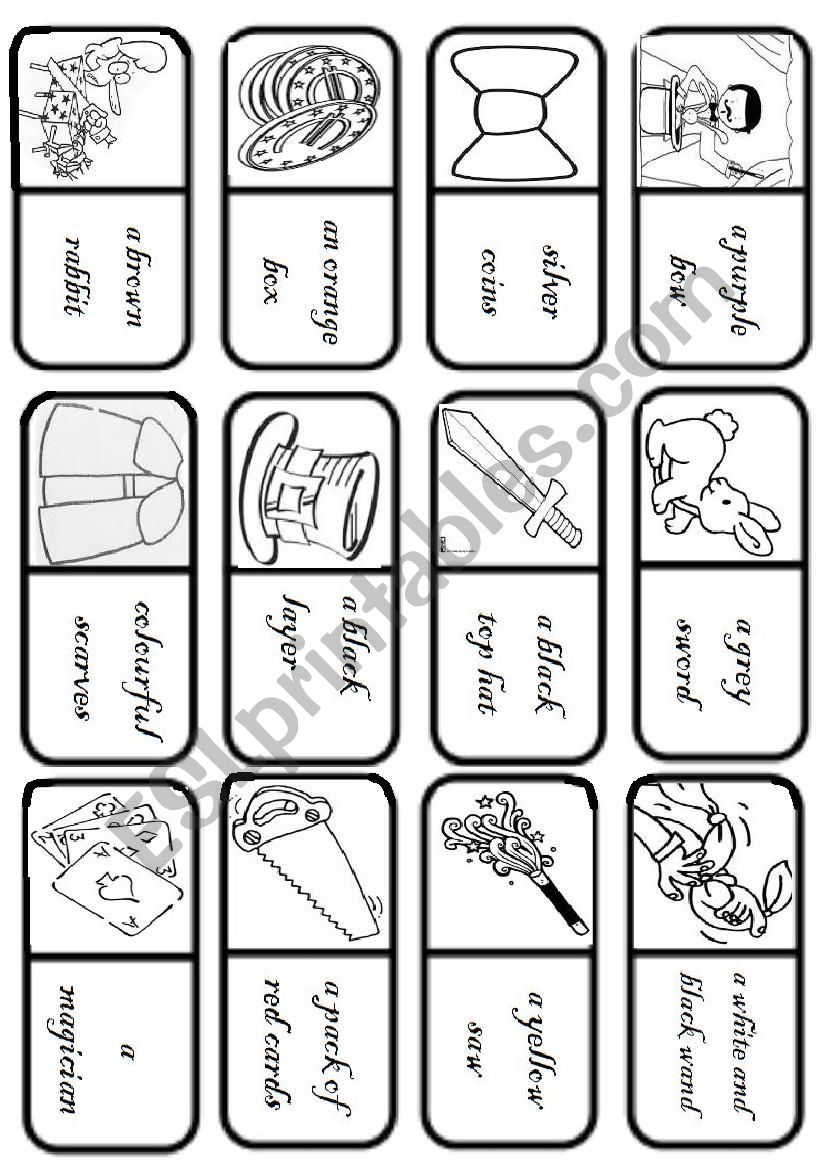 Magic Dominoe worksheet