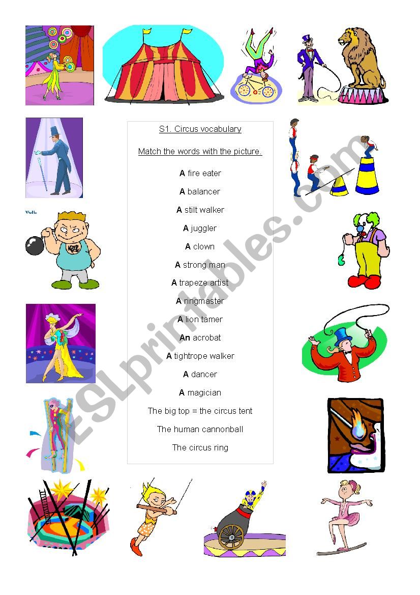 CIRCUS worksheet