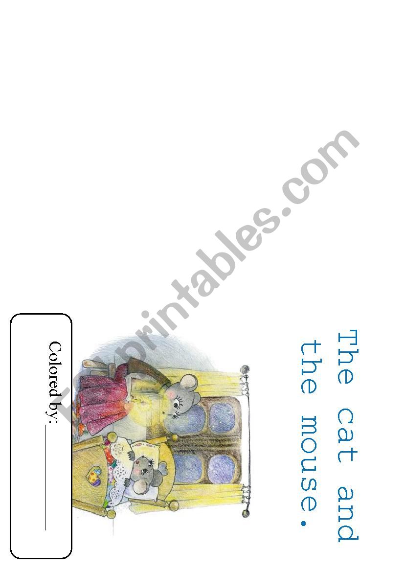 Book The Mouse and The Cat worksheet