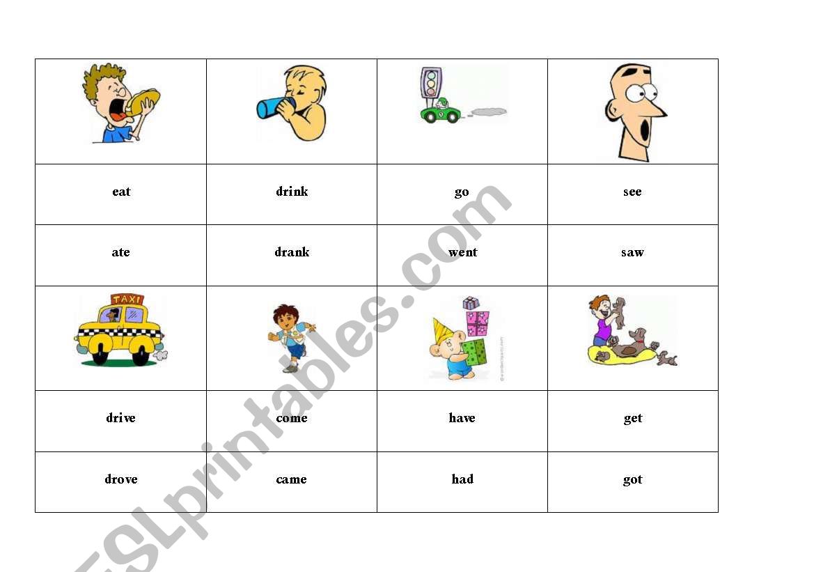 Verbs worksheet