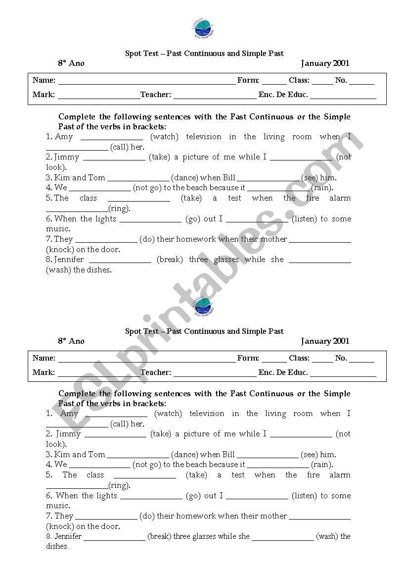 conectors worksheet