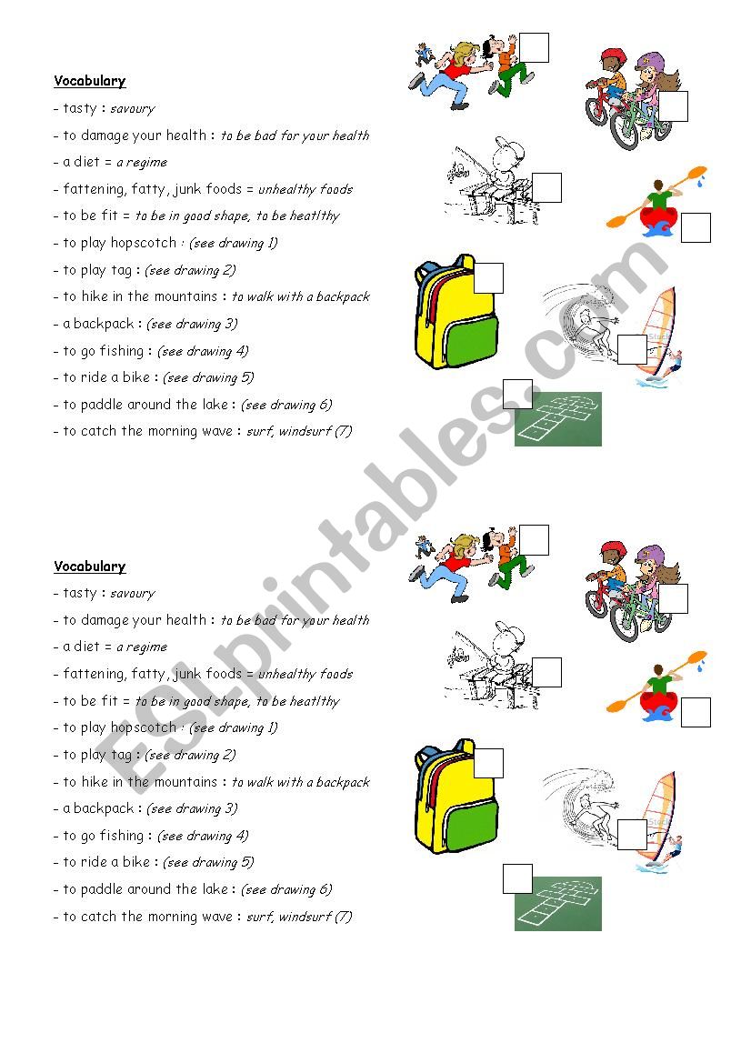 letÂ´s move worksheet
