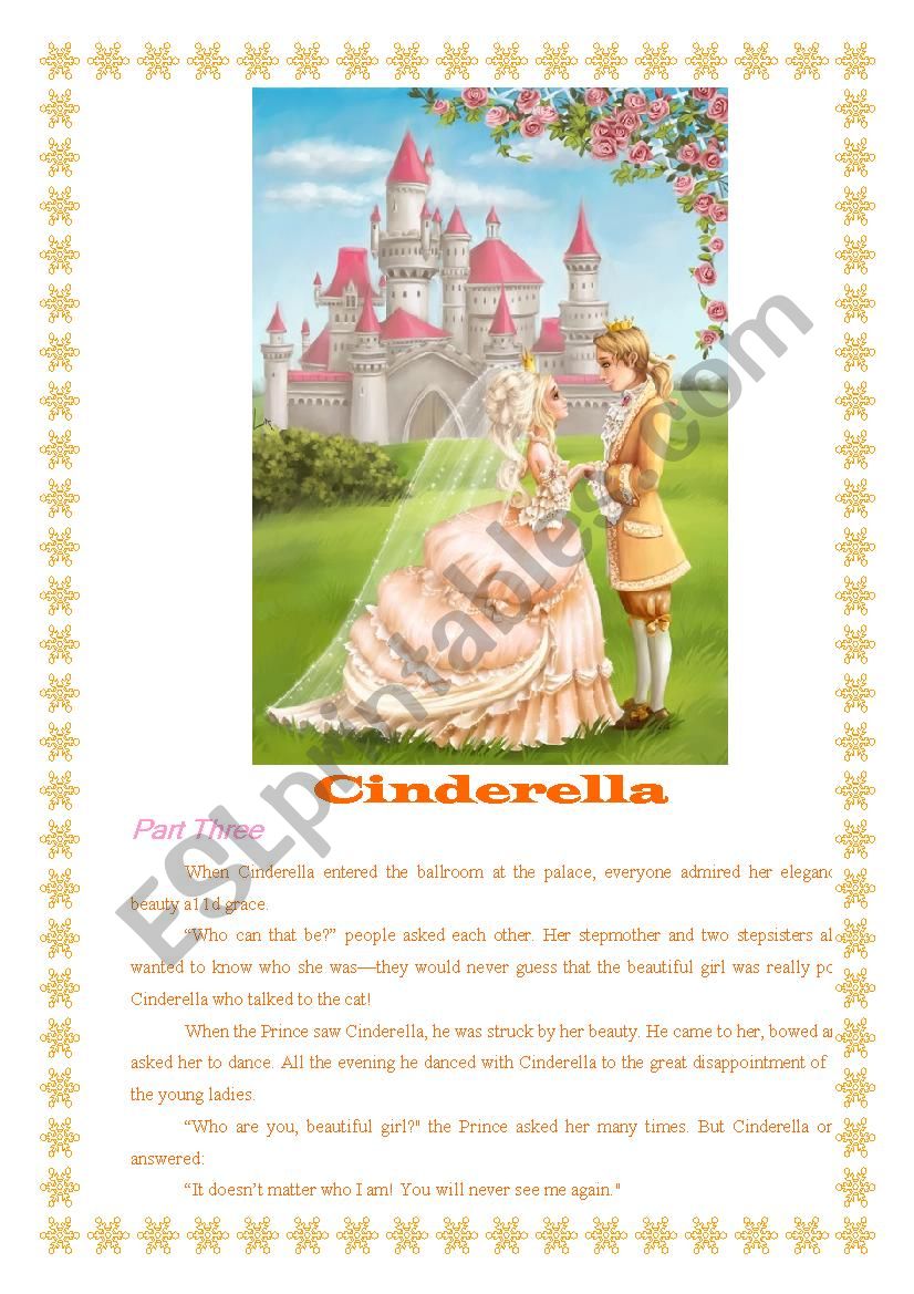 Cinderella - III worksheet