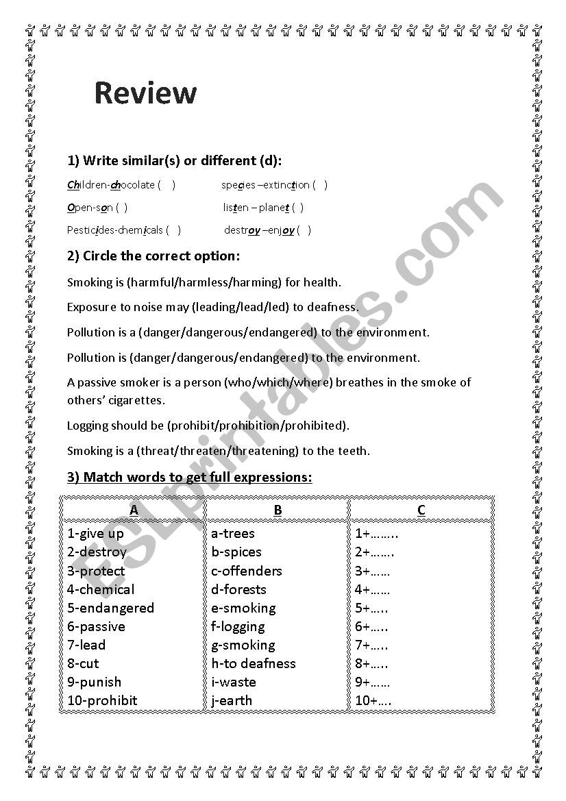 review about module three 