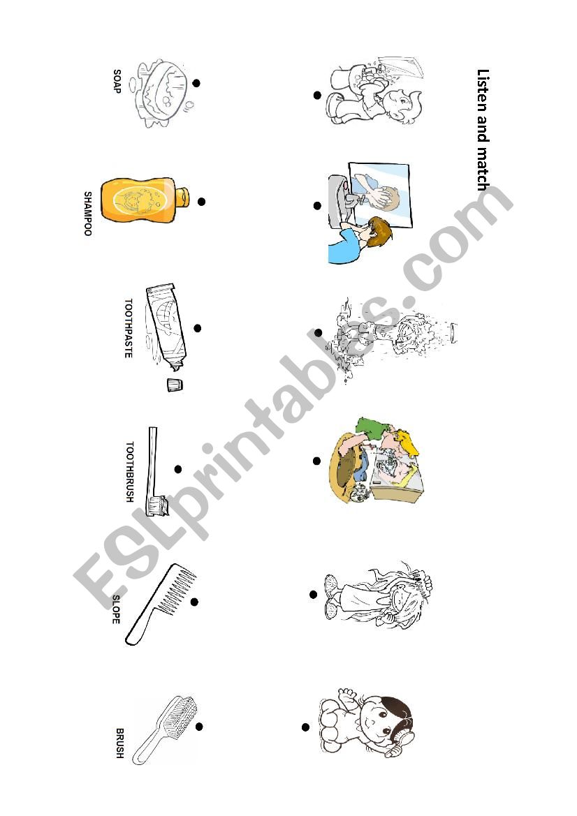 health and hygiene worksheet