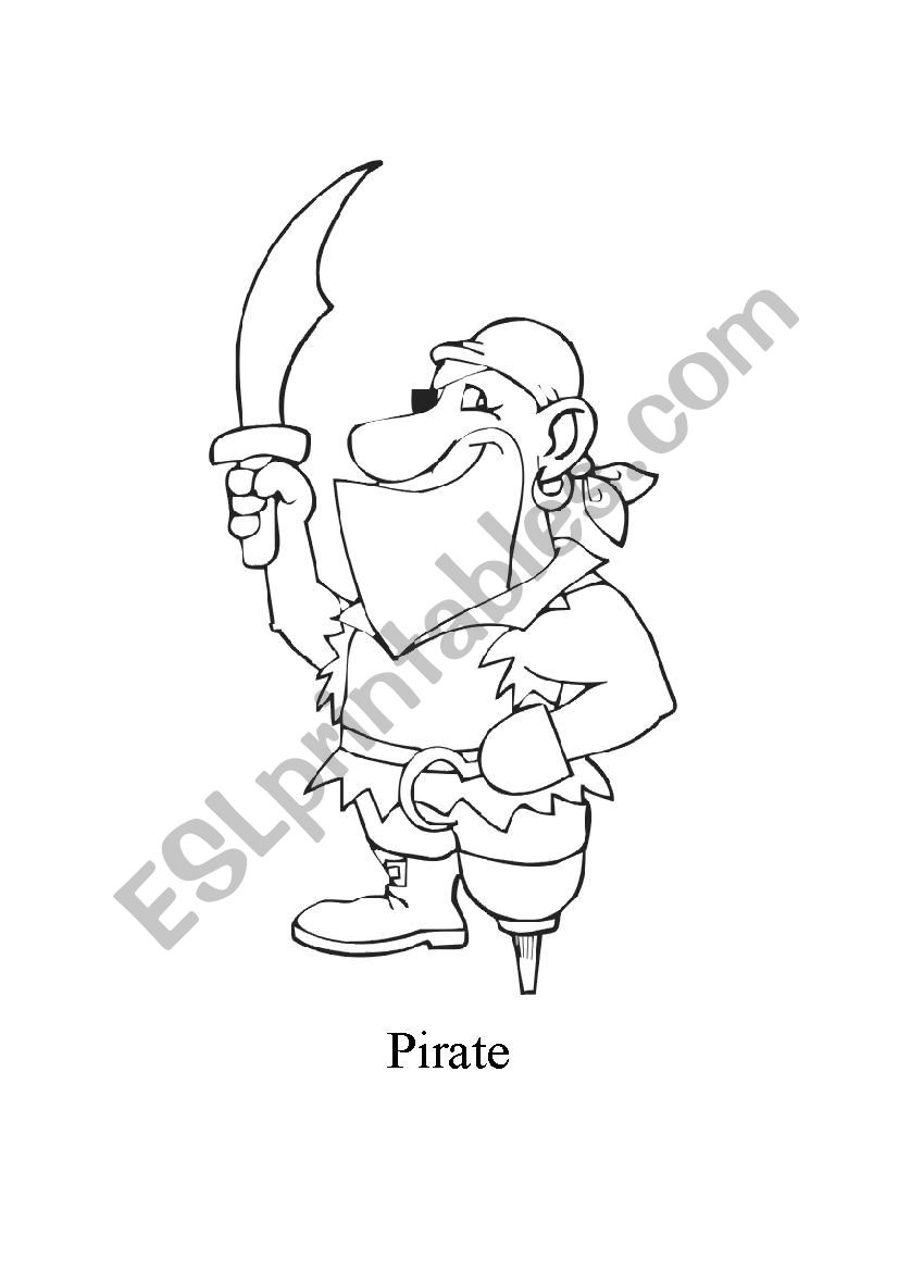 Coloring costumes worksheet