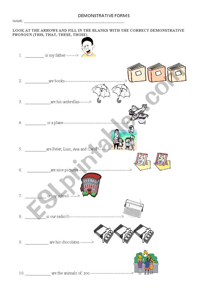 DEMONSTRATIVES (THIS, THAT, THESE, THOSE)