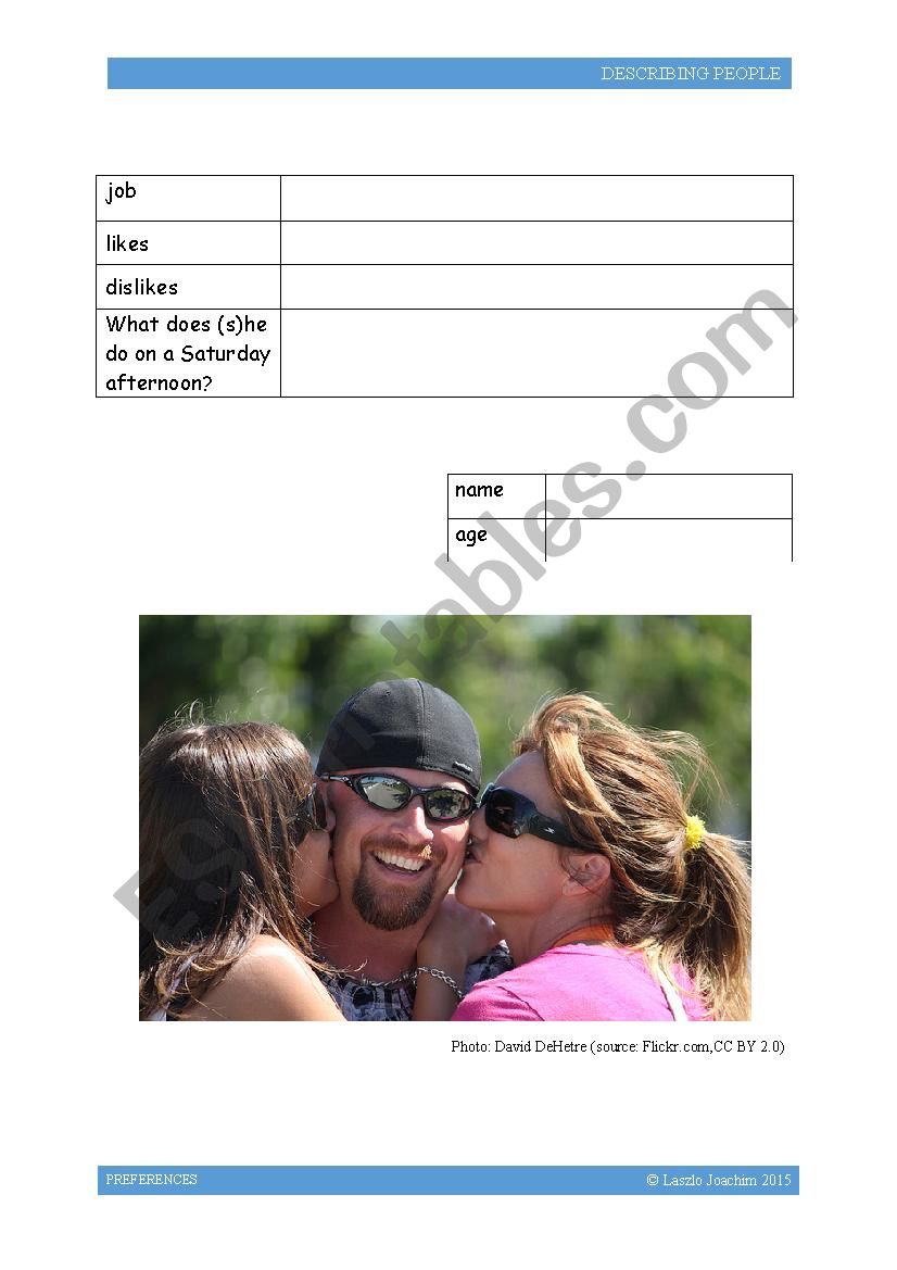 Describing people in groups by elaborating profiles